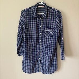 Victoria’s Secret Pajama Top Dress Button Down M